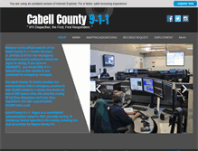 Tablet Screenshot of ccerc911.org